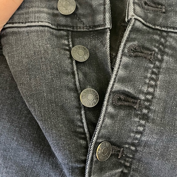 MADEWELL 10” high rise black skinny jean - Picture 2 of 9